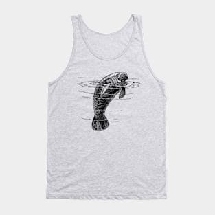 Cute manatee Tank Top